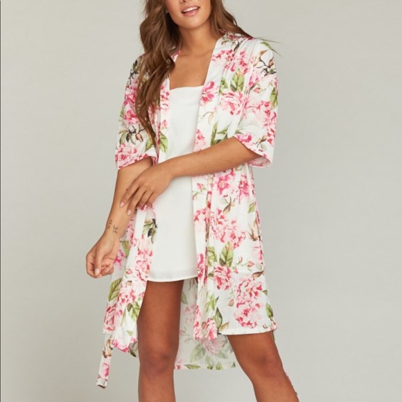 Show Me Your MuMu Tops - Show Me Your Mumu Brie Kimono Floral Robe OS